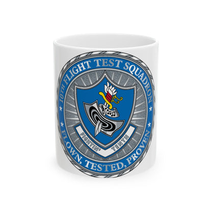 10th Flight Test Sq (U.S. Air Force) White Coffee Mug-11oz-The Sticker Space