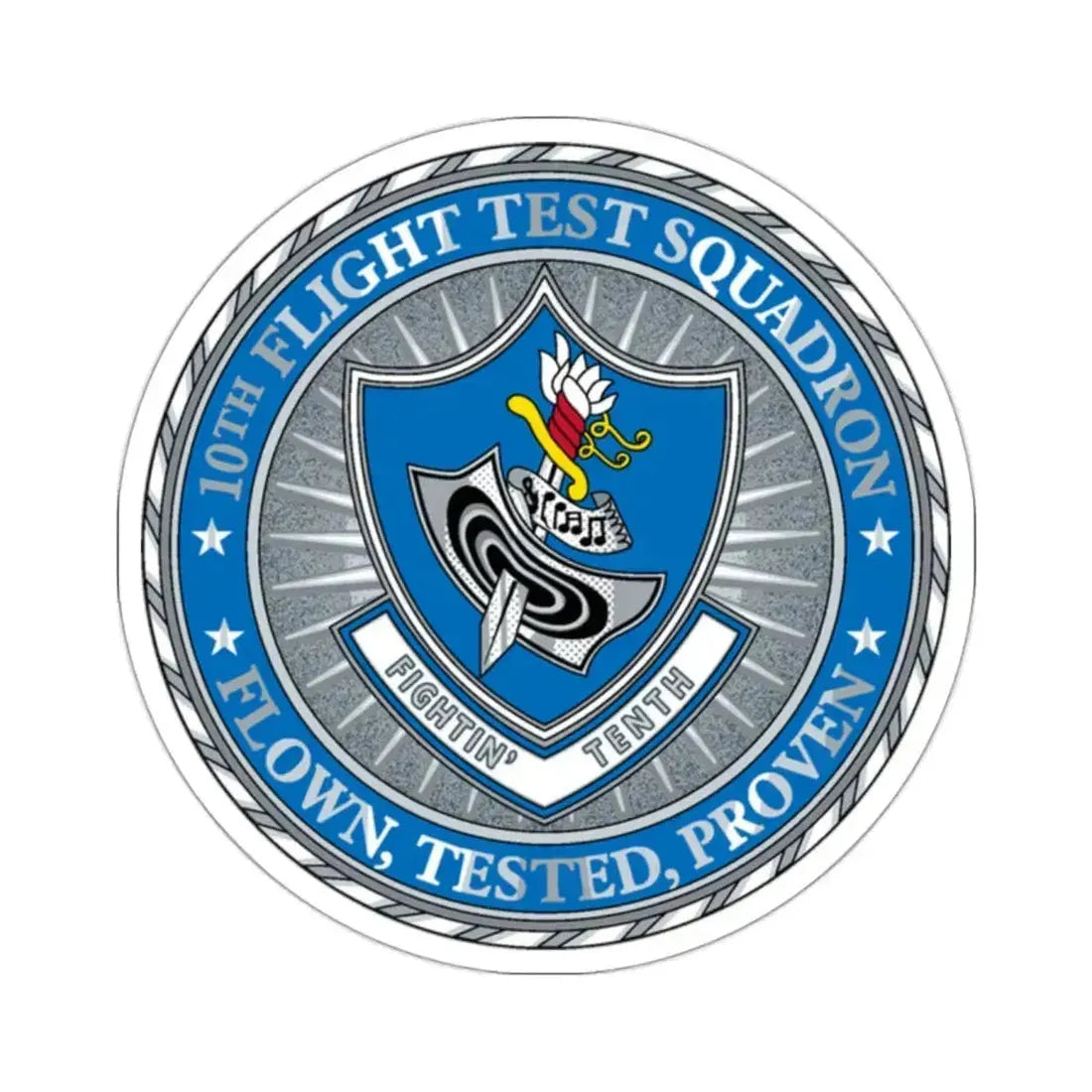 10th Flight Test Sq (U.S. Air Force) STICKER Vinyl Kiss-Cut Decal - The Sticker Space