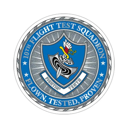 10th Flight Test Sq (U.S. Air Force) STICKER Vinyl Kiss-Cut Decal - The Sticker Space