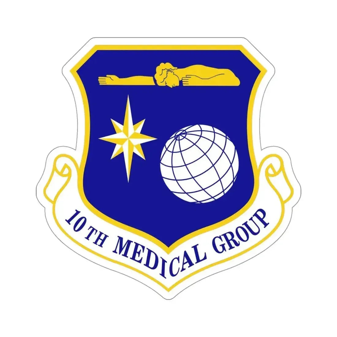 10th Medical Group (U.S. Air Force) STICKER Vinyl Die-Cut Decal - The Sticker Space