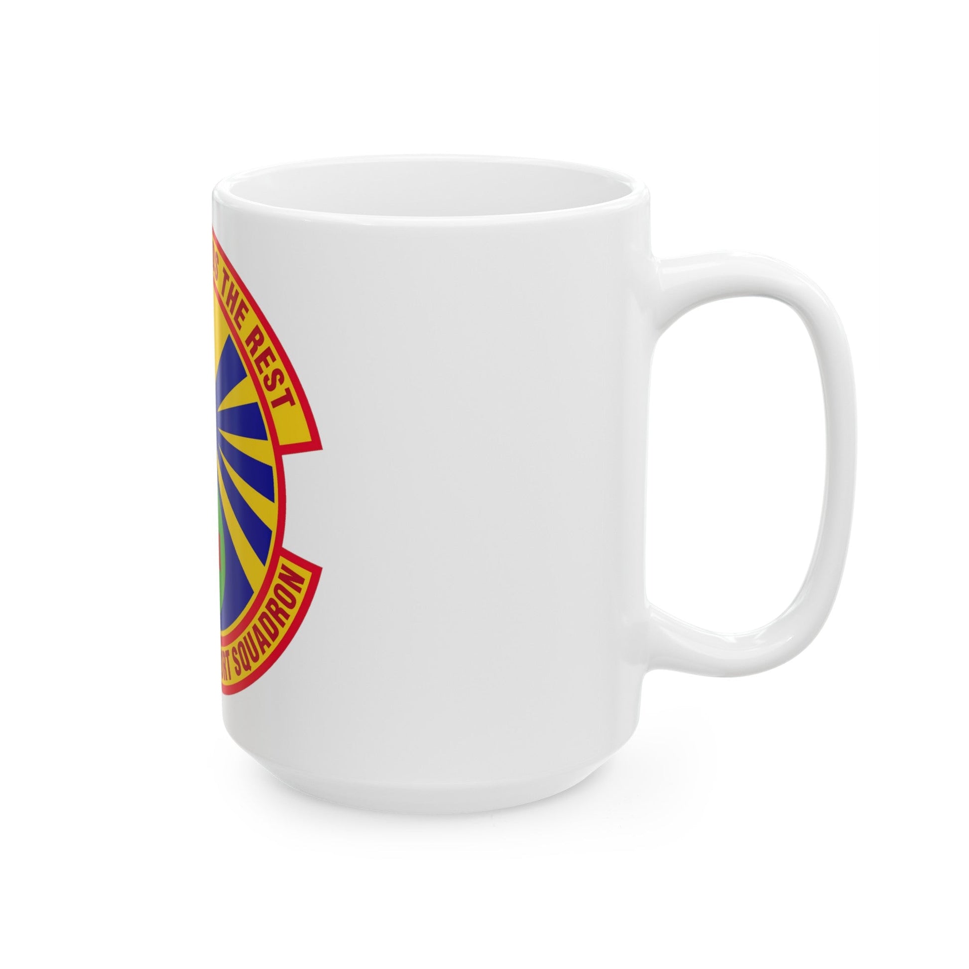 10th Medical Support Squadron (U.S. Air Force) White Coffee Mug-The Sticker Space