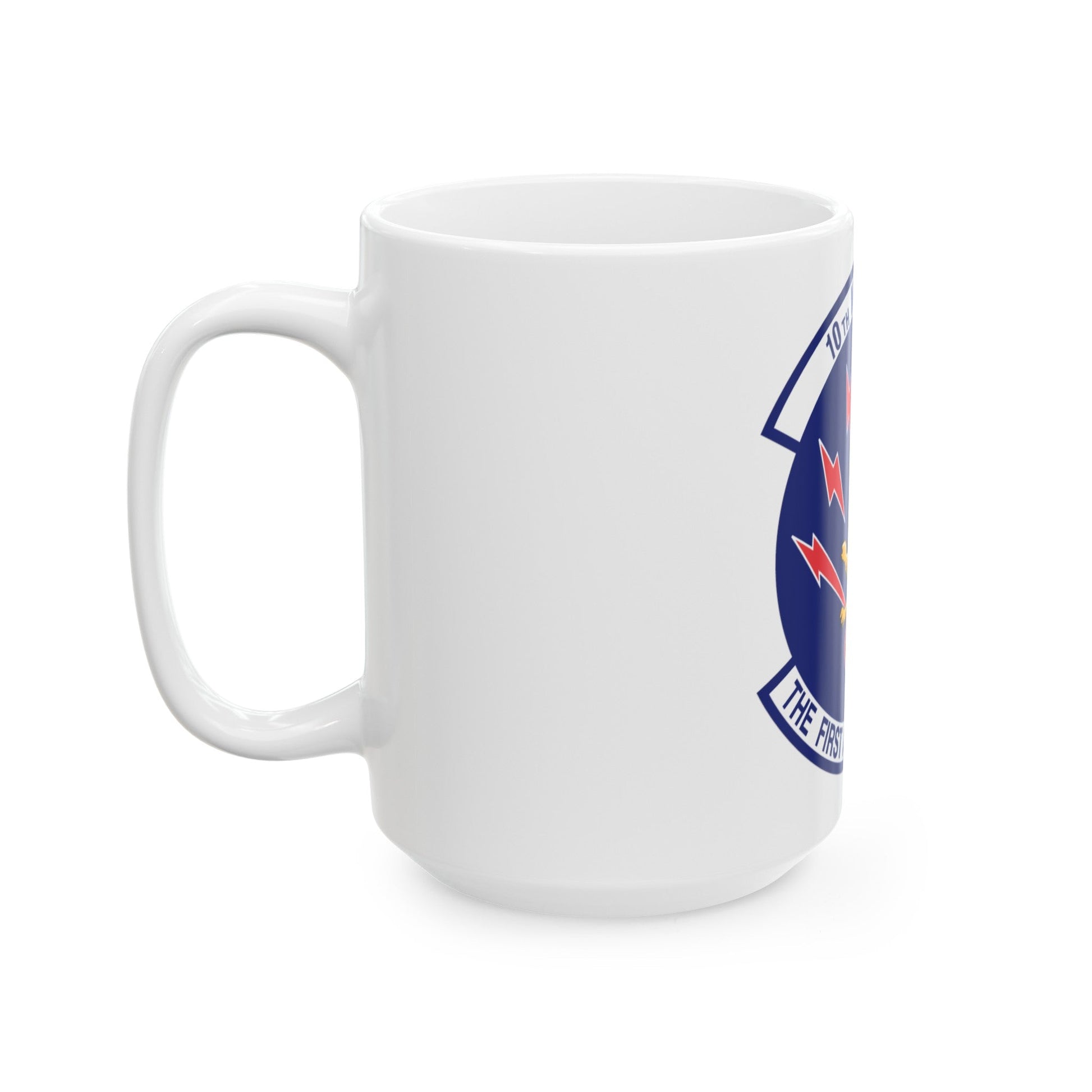 10th Missile SQ The First In The Hole (U.S. Air Force) White Coffee Mug-The Sticker Space