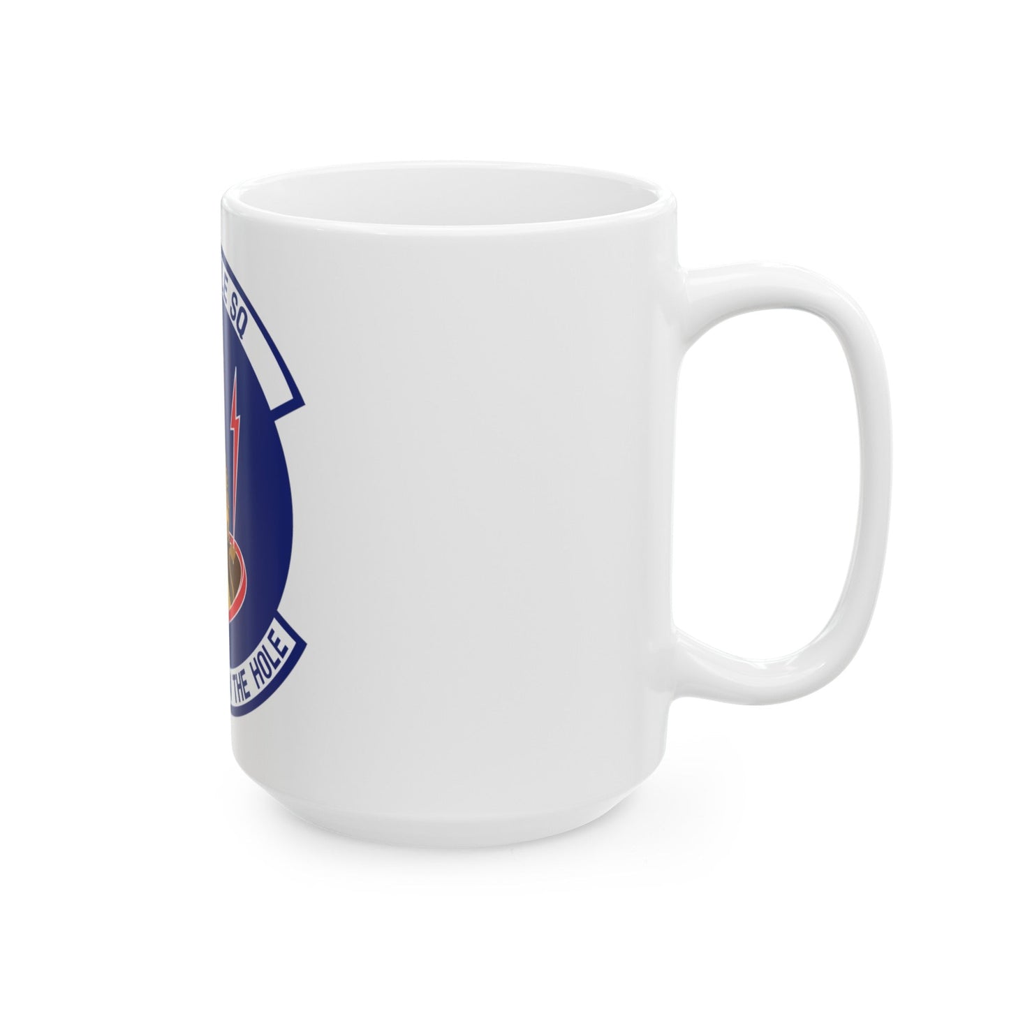 10th Missile SQ The First In The Hole (U.S. Air Force) White Coffee Mug-The Sticker Space