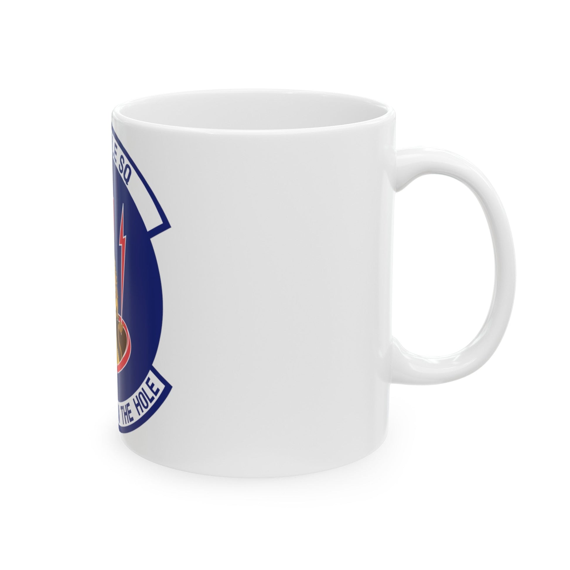 10th Missile SQ The First In The Hole (U.S. Air Force) White Coffee Mug-The Sticker Space