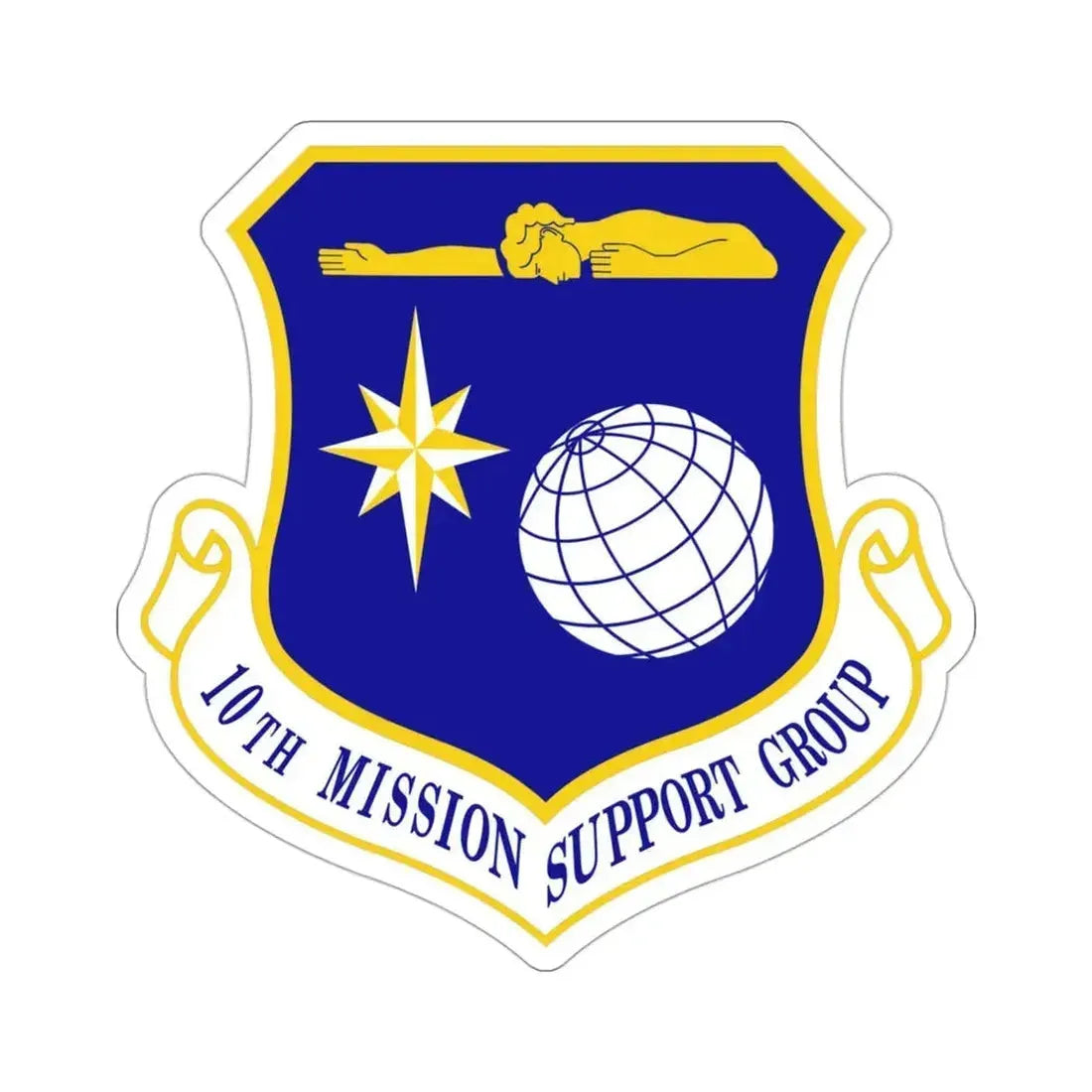 10th Mission Support Group (U.S. Air Force) STICKER Vinyl Die-Cut Decal - The Sticker Space