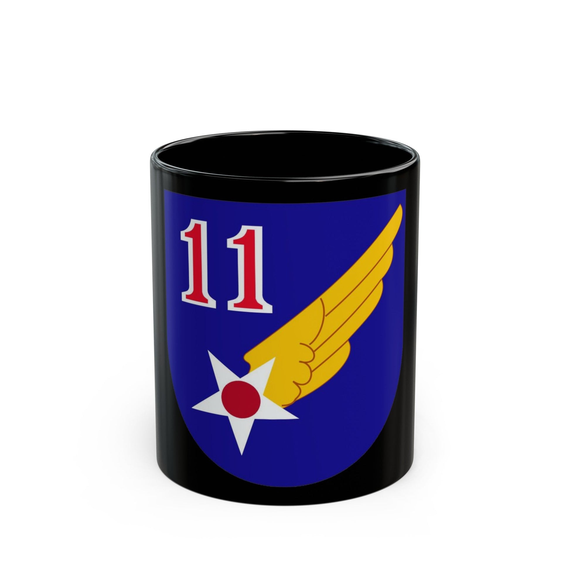 11 Air Force (U.S. Army) Black Coffee Mug-11oz-The Sticker Space