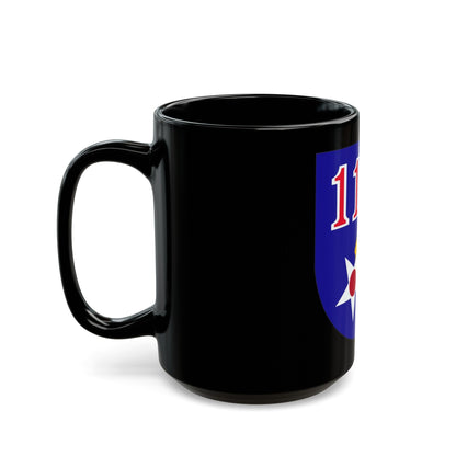 11 Air Force (U.S. Army) Black Coffee Mug-The Sticker Space