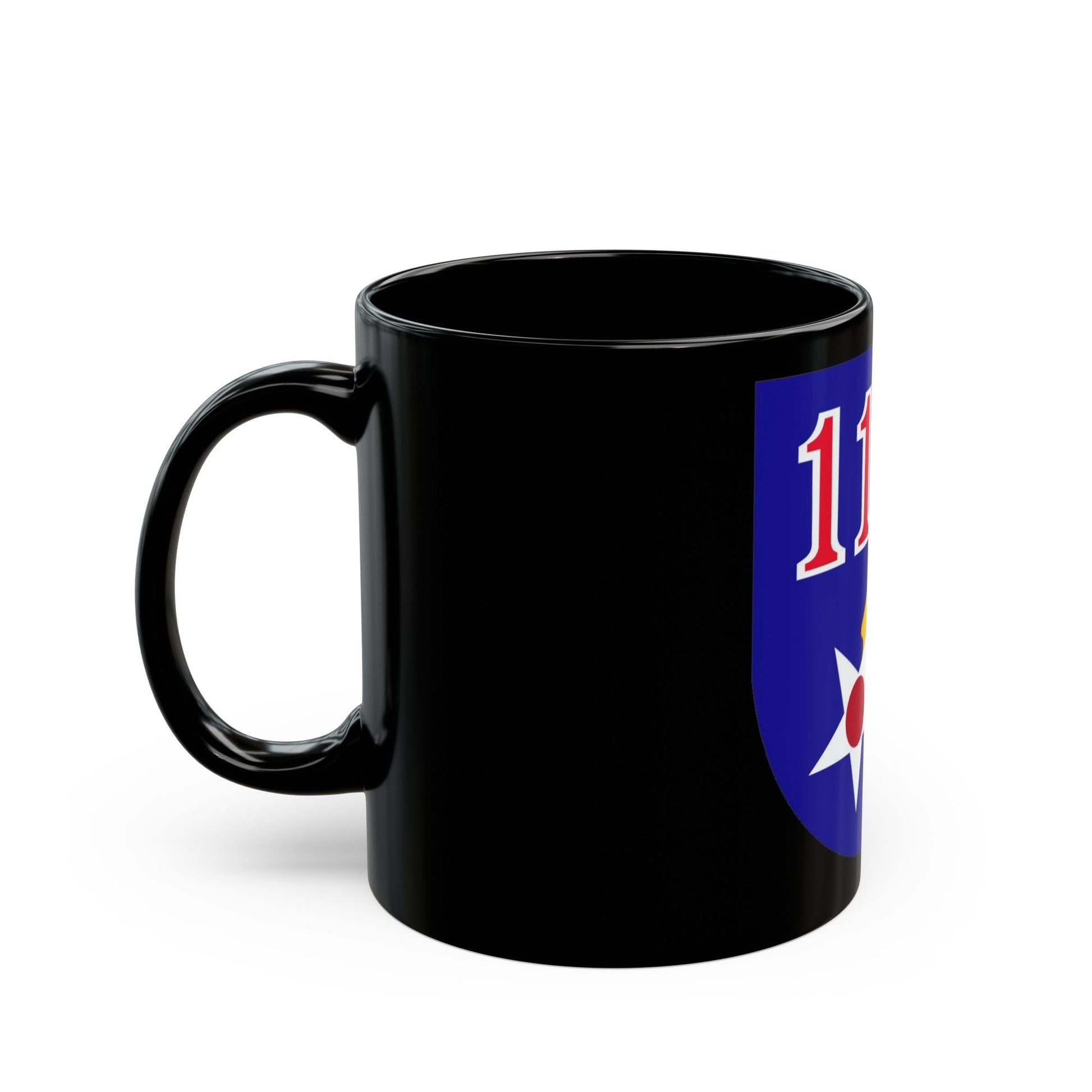 11 Air Force (U.S. Army) Black Coffee Mug-The Sticker Space