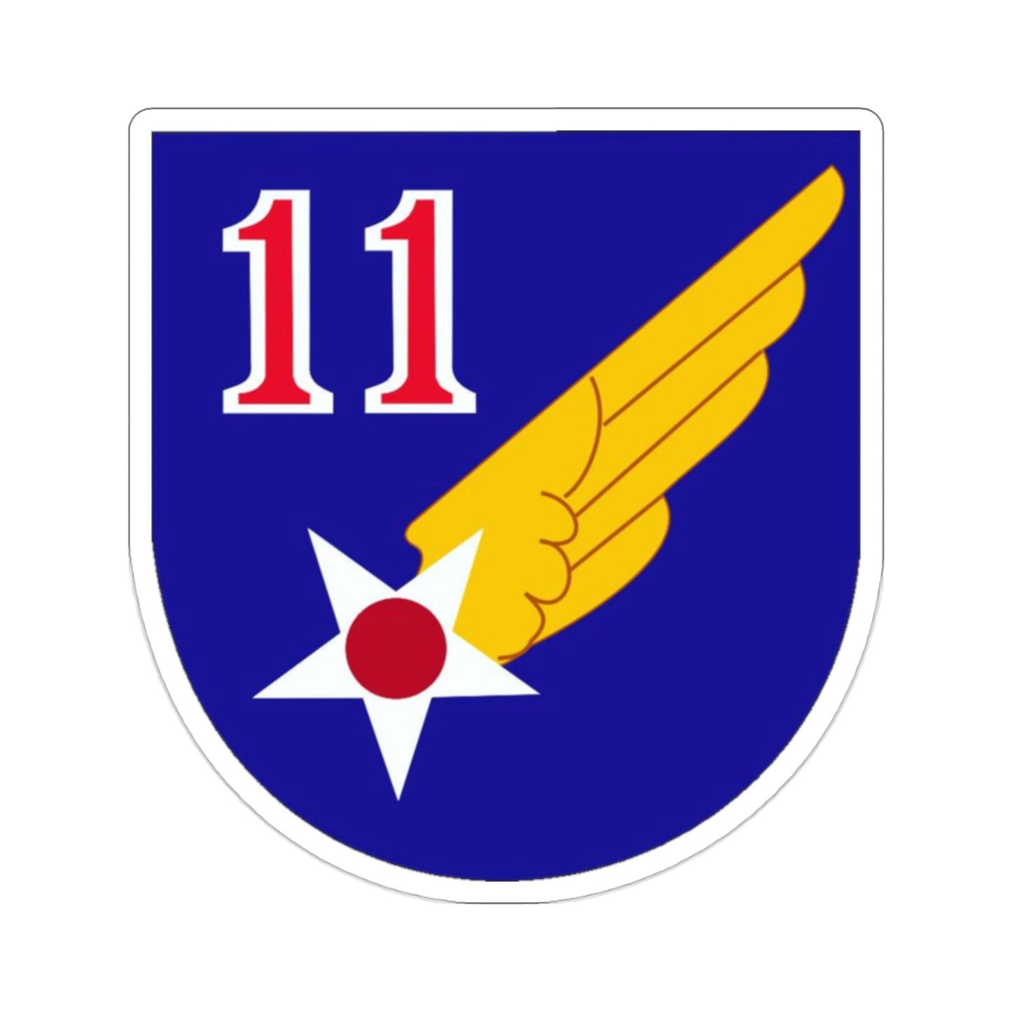 11 Air Force (U.S. Army) STICKER Vinyl Die-Cut Decal-2 Inch-The Sticker Space