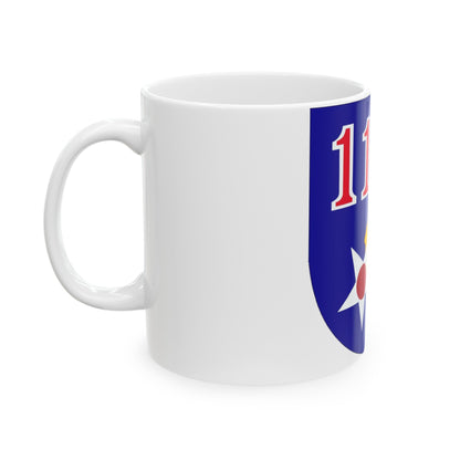 11 Air Force (U.S. Army) White Coffee Mug-The Sticker Space