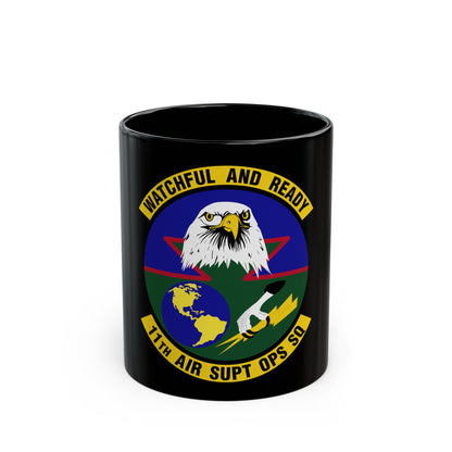 11 Air Support Operations Squadron ACC (U.S. Air Force) Black Coffee Mug-11oz-The Sticker Space