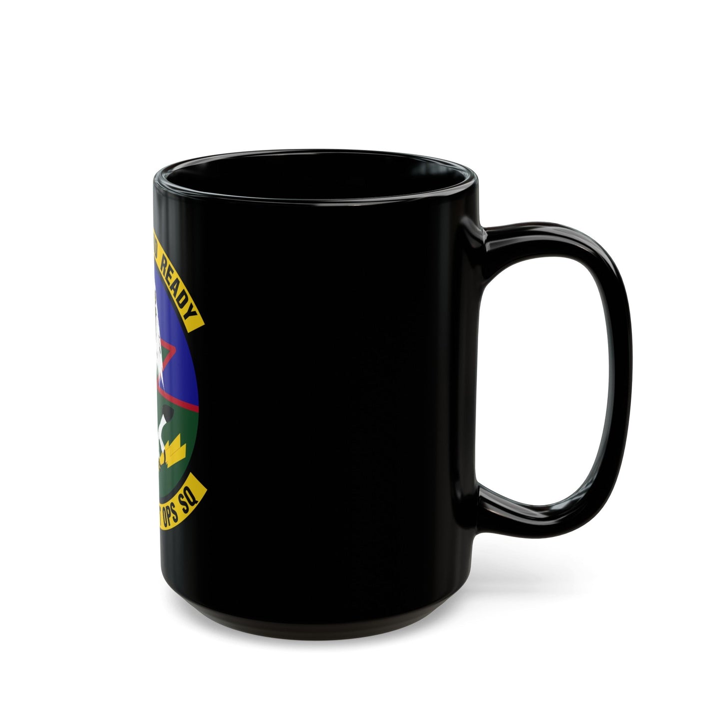 11 Air Support Operations Squadron ACC (U.S. Air Force) Black Coffee Mug-The Sticker Space