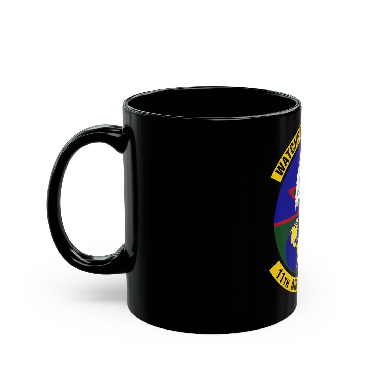 11 Air Support Operations Squadron ACC (U.S. Air Force) Black Coffee Mug-The Sticker Space