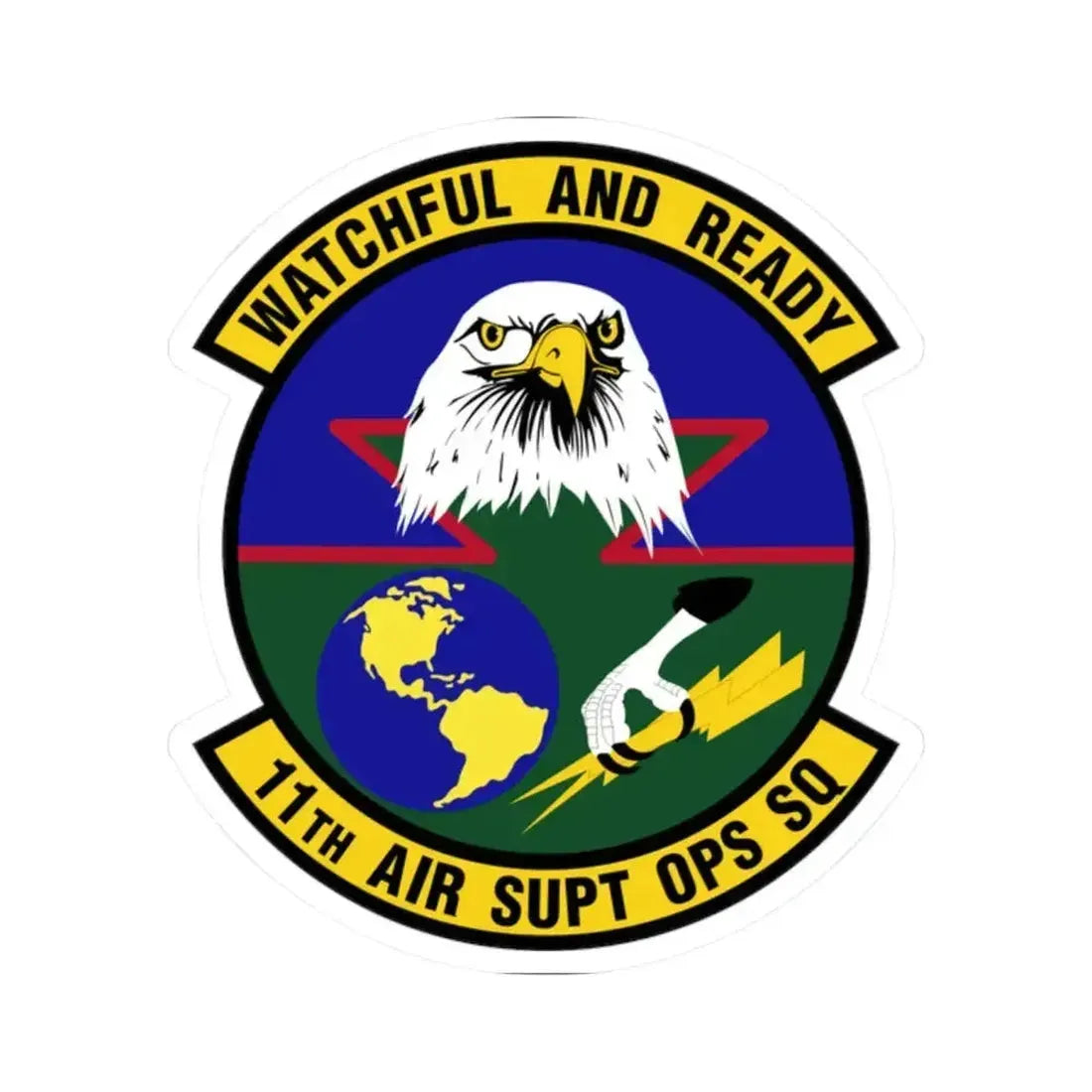 11 Air Support Operations Squadron ACC (U.S. Air Force) STICKER Vinyl Kiss-Cut Decal - The Sticker Space