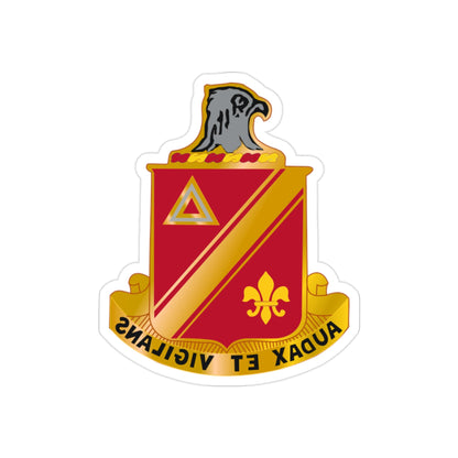 11 Antiaircraft Artillery Missile Battalion (U.S. Army) REVERSE PRINT Transparent STICKER-2" × 2"-The Sticker Space