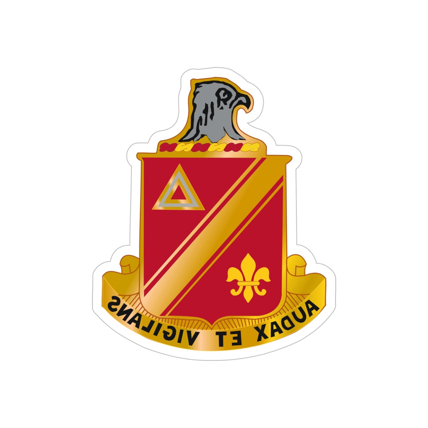 11 Antiaircraft Artillery Missile Battalion (U.S. Army) REVERSE PRINT Transparent STICKER-5" × 5"-The Sticker Space