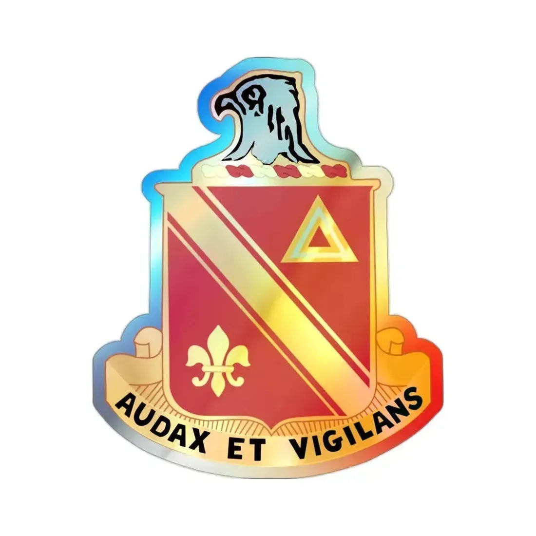 11 Antiaircraft Artillery Missile Battalion (U.S. Army) Holographic STICKER Die-Cut Vinyl Decal 2 Inch Holographic - The Sticker Space