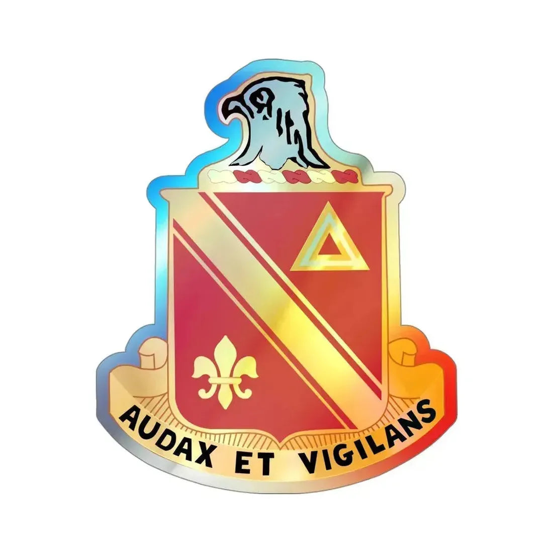 11 Antiaircraft Artillery Missile Battalion (U.S. Army) Holographic STICKER Die-Cut Vinyl Decal 4 Inch Holographic - The Sticker Space