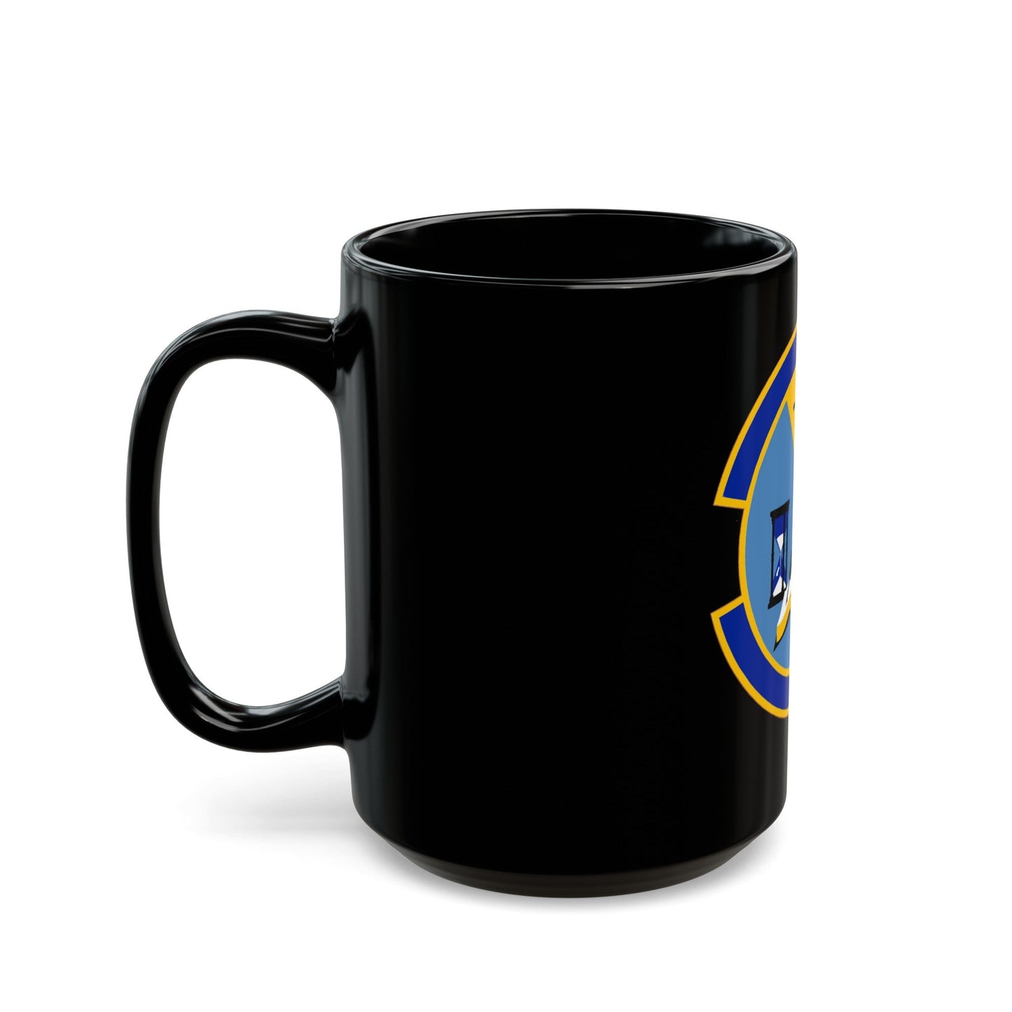 11 Contracting Squadron USAF (U.S. Air Force) Black Coffee Mug-The Sticker Space