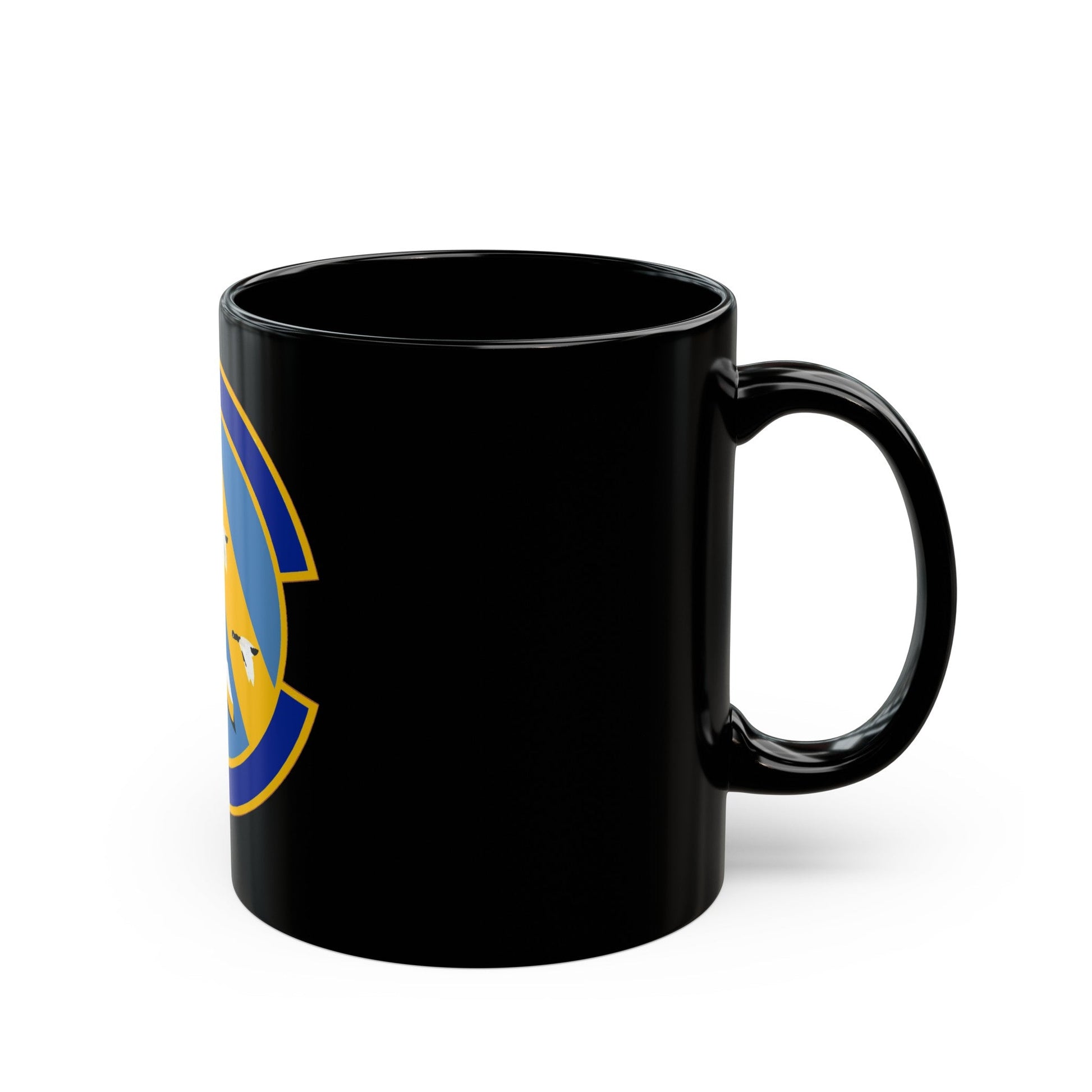 11 Contracting Squadron USAF (U.S. Air Force) Black Coffee Mug-The Sticker Space