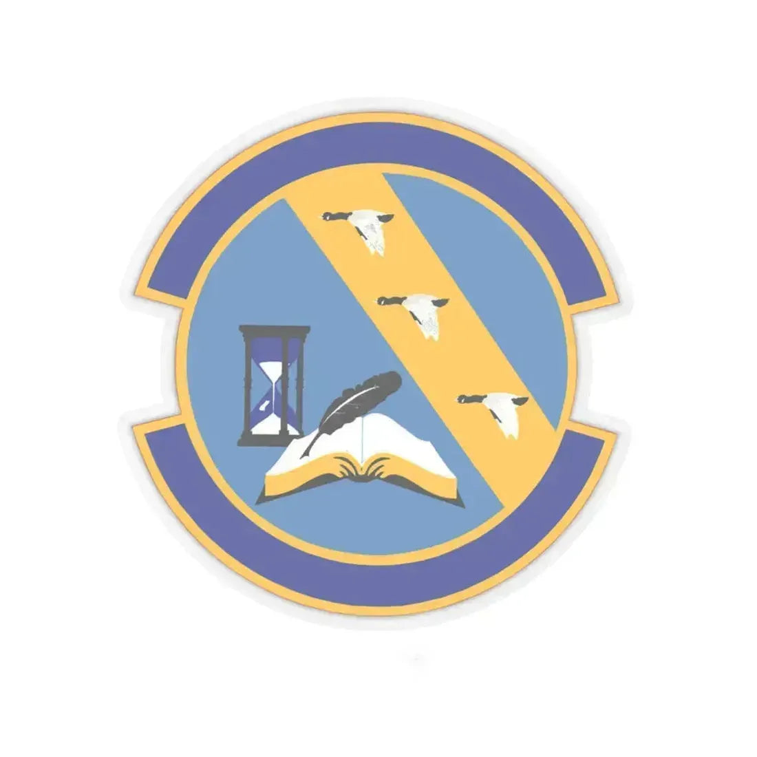 11 Contracting Squadron USAF (U.S. Air Force) STICKER Vinyl Kiss-Cut Decal 4 Inch Transparent - The Sticker Space