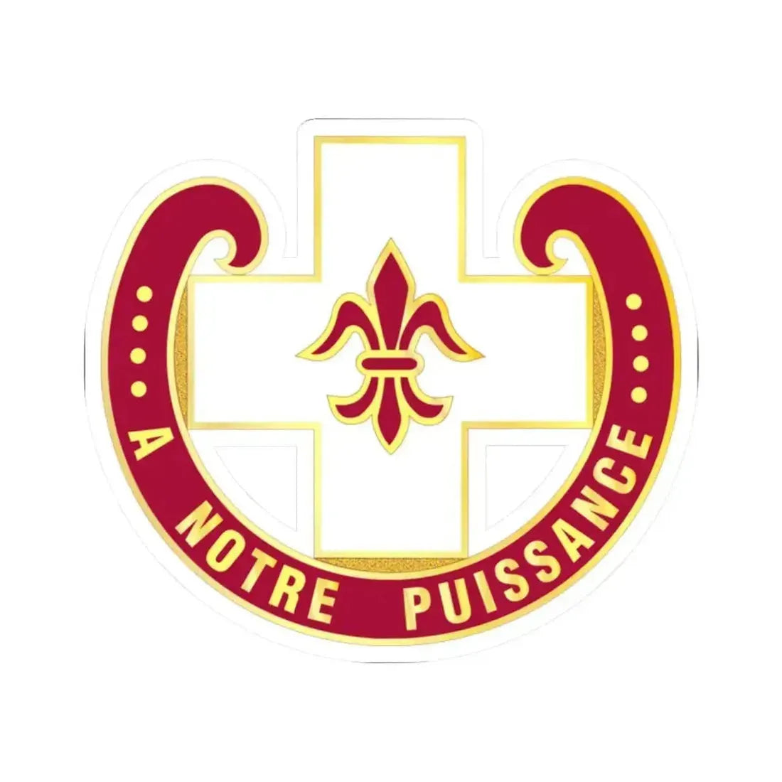 11 Evacuation Hospital (U.S. Army) STICKER Vinyl Kiss-Cut Decal - The Sticker Space