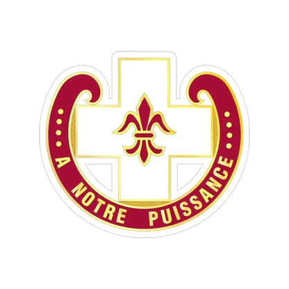11 Evacuation Hospital (U.S. Army) Transparent STICKER Die-Cut Vinyl Decal 3 Inch - The Sticker Space
