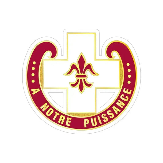 11 Evacuation Hospital (U.S. Army) Transparent STICKER Die-Cut Vinyl Decal 6 Inch - The Sticker Space