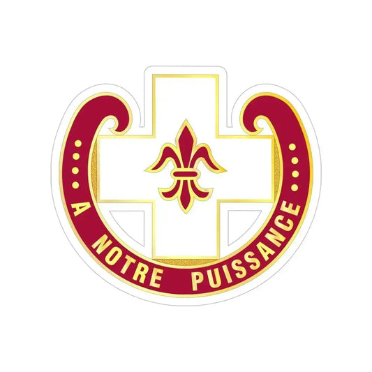 11 Evacuation Hospital (U.S. Army) Transparent STICKER Die-Cut Vinyl Decal 6 Inch - The Sticker Space