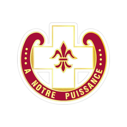 11 Evacuation Hospital (U.S. Army) Transparent STICKER Die-Cut Vinyl Decal - The Sticker Space