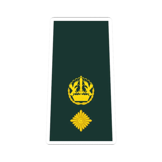 11 Ghana Army LTC (Ghana) (Military Rank) STICKER Vinyl Kiss-Cut Decal 2 Inch White - The Sticker Space