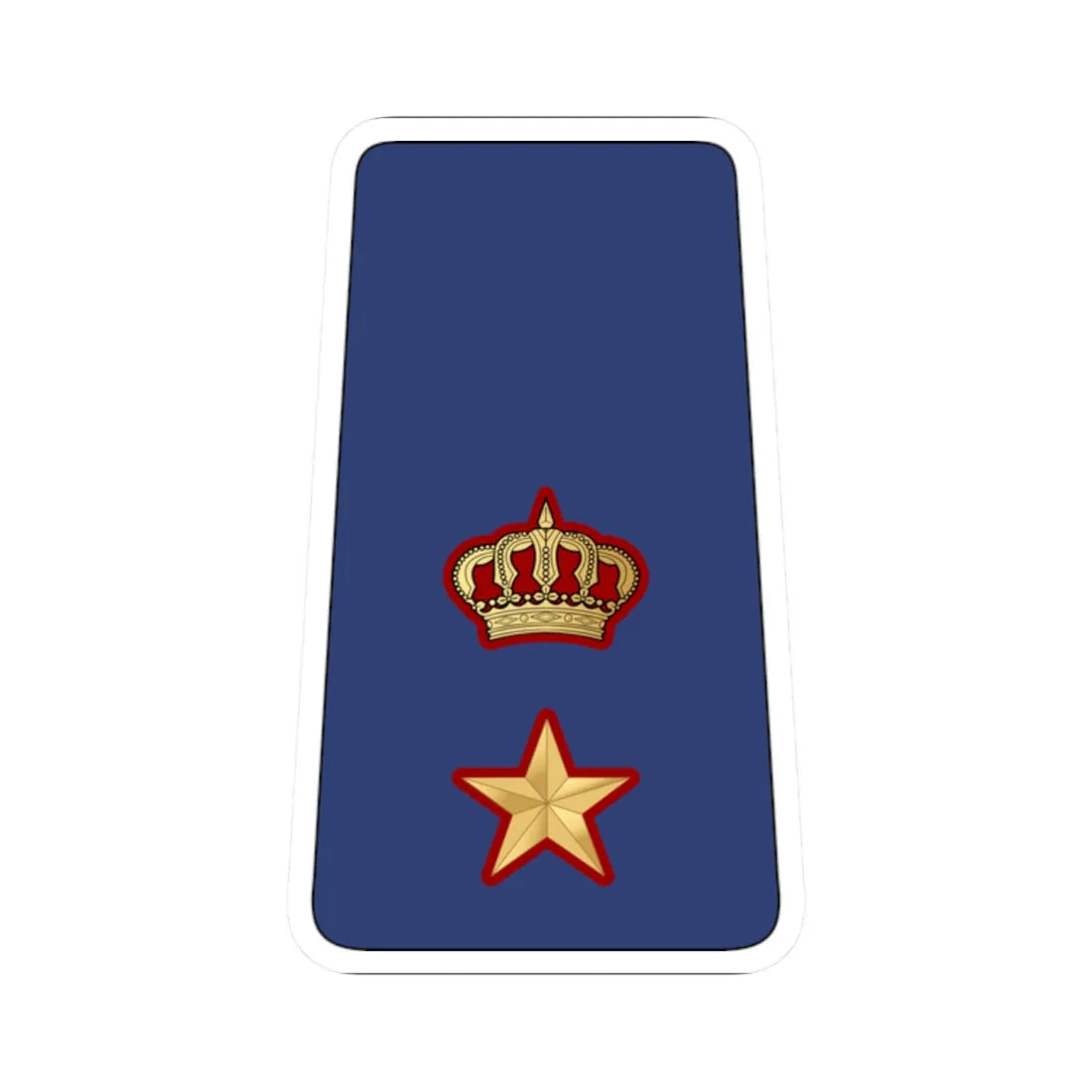 11. KAF LTC (Kuwait) (Military Rank) STICKER Vinyl Kiss-Cut Decal 2 Inch White - The Sticker Space