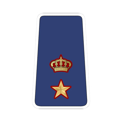 11. KAF LTC (Kuwait) (Military Rank) STICKER Vinyl Kiss-Cut Decal 3 Inch White - The Sticker Space