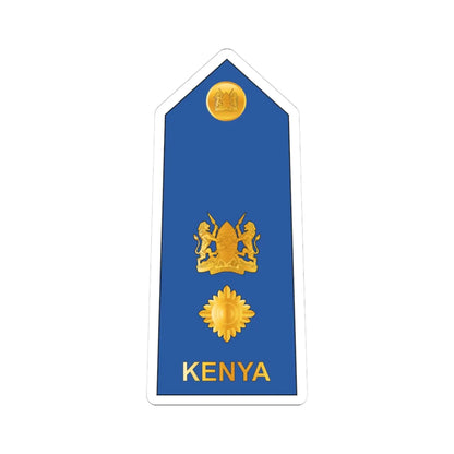 11. Kenyan Air Force LTCOL (Kenya) (Military Rank) STICKER Vinyl Kiss-Cut Decal 3 Inch White - The Sticker Space