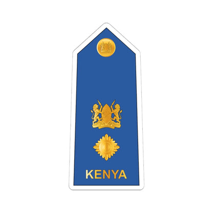 11. Kenyan Air Force LTCOL (Kenya) (Military Rank) STICKER Vinyl Kiss-Cut Decal 6 Inch White - The Sticker Space