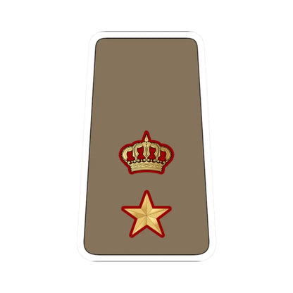11. KLF LTC (Kuwait) (Military Rank) STICKER Vinyl Kiss-Cut Decal 2 Inch White - The Sticker Space