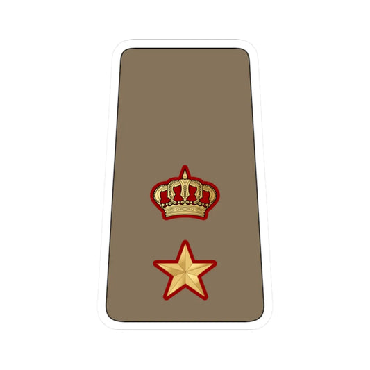 11. KLF LTC (Kuwait) (Military Rank) STICKER Vinyl Kiss-Cut Decal 2 Inch White - The Sticker Space