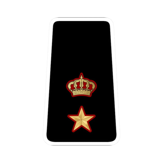 11. KNF LTC (Kuwait) (Military Rank) STICKER Vinyl Kiss-Cut Decal 2 Inch White - The Sticker Space