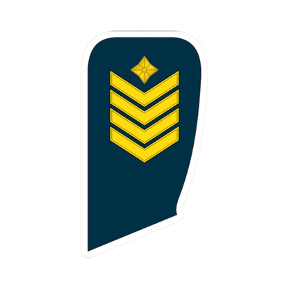 11 Lithuania Air Force MSG (Lithuania) (Military Rank) STICKER Vinyl Kiss-Cut Decal 2 Inch White - The Sticker Space
