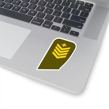 11 Lithuania Army MSG (Lithuania) (Military Rank) STICKER Vinyl Kiss-Cut Decal - The Sticker Space