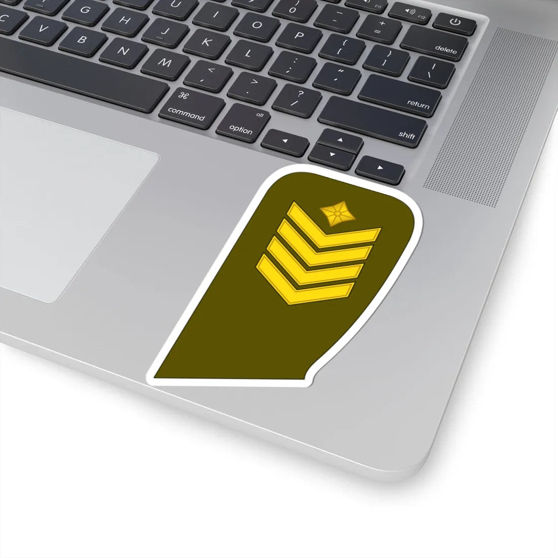 11 Lithuania Army MSG (Lithuania) (Military Rank) STICKER Vinyl Kiss-Cut Decal - The Sticker Space