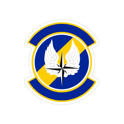 11 Logistics Readiness Squadron USAF (U.S. Air Force) REVERSE PRINT Transparent STICKER-3" × 3"-The Sticker Space