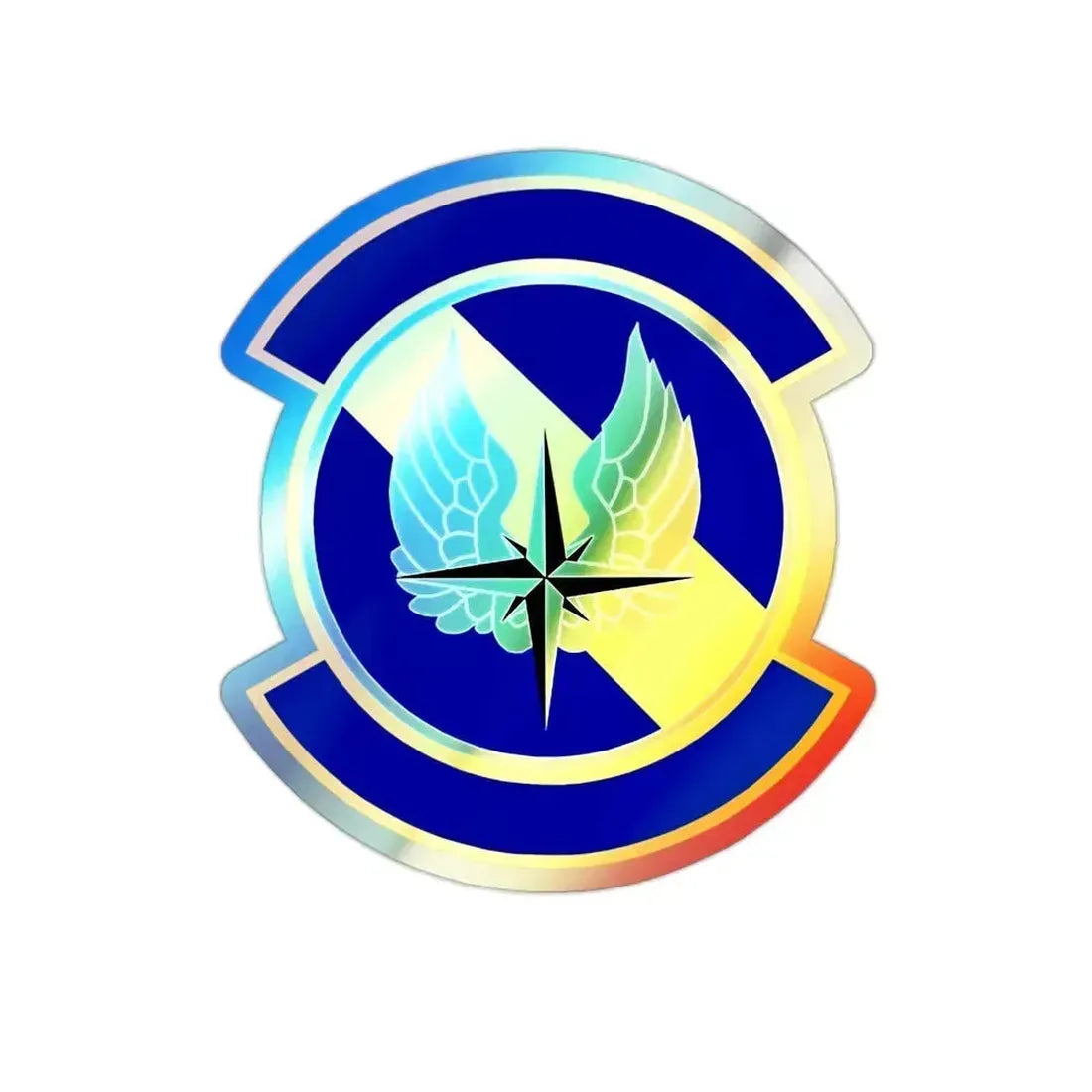 11 Logistics Readiness Squadron USAF (U.S. Air Force) Holographic STICKER Die-Cut Vinyl Decal 2 Inch Holographic - The Sticker Space