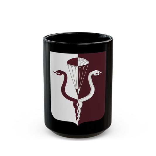 11 Medical Battalion 2 (U.S. Army) Black Coffee Mug-15oz-The Sticker Space