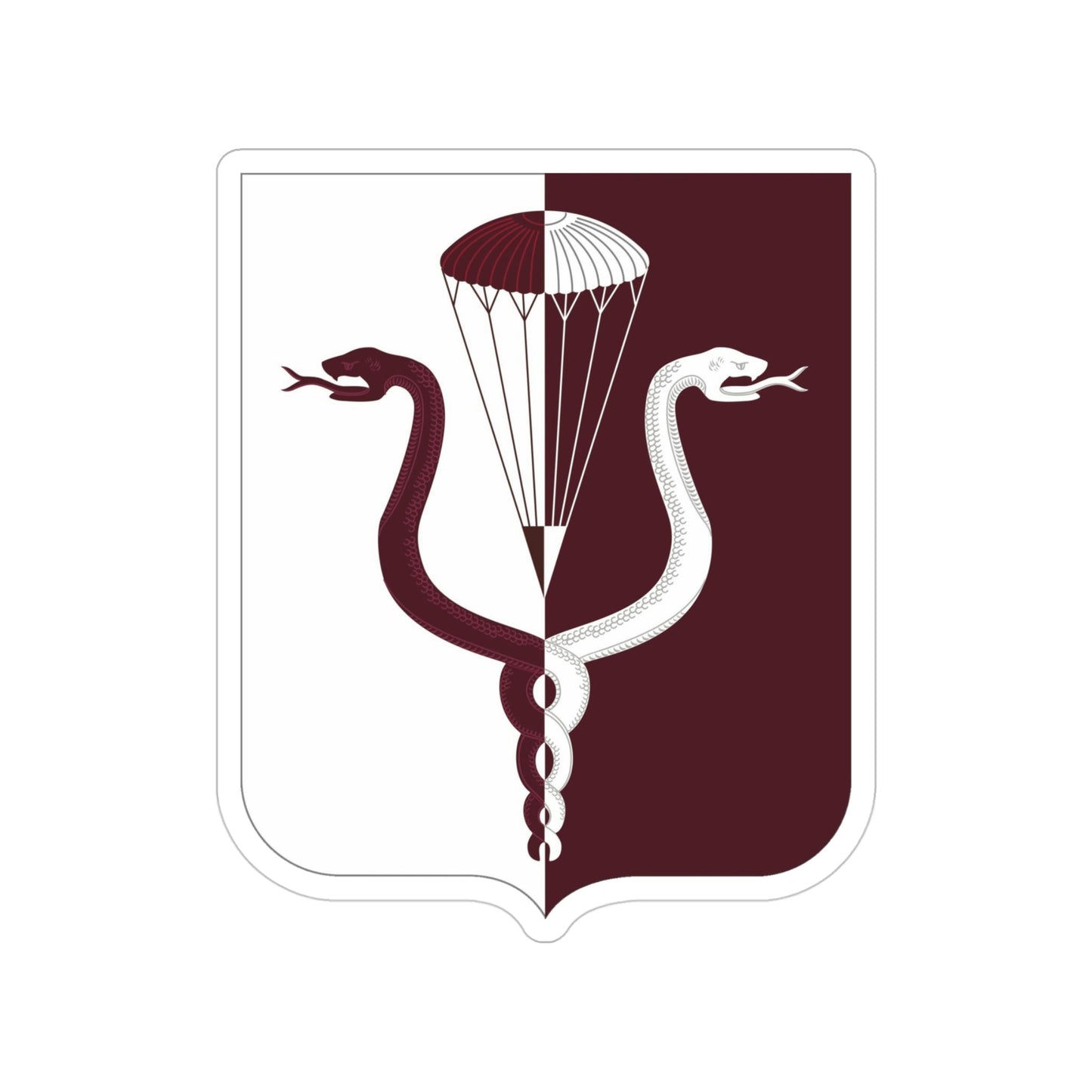 11 Medical Battalion 2 (U.S. Army) Transparent STICKER Die-Cut Vinyl Decal-4 Inch-The Sticker Space