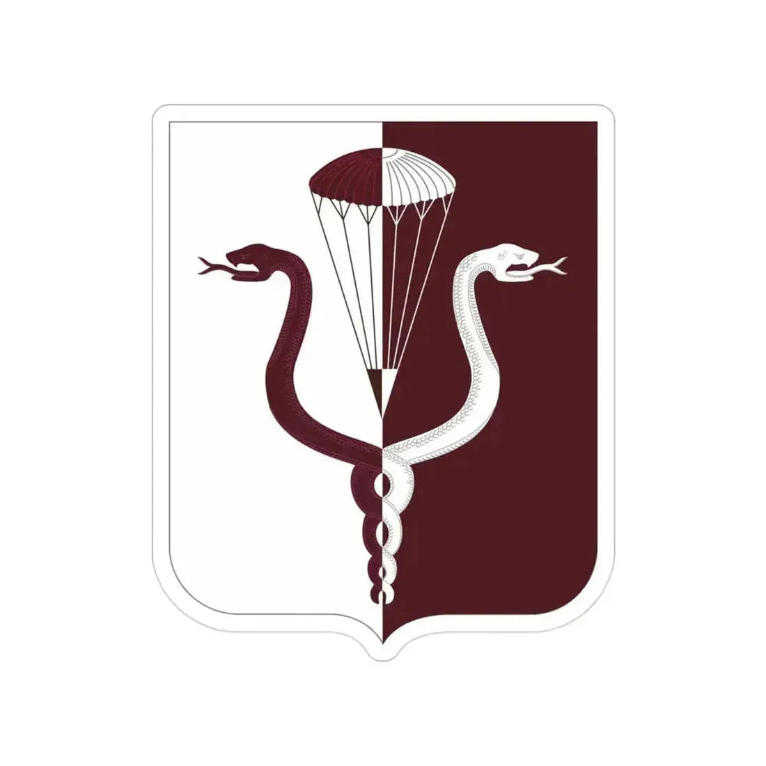 11 Medical Battalion 2 (U.S. Army) Transparent STICKER Die-Cut Vinyl Decal 3 Inch - The Sticker Space