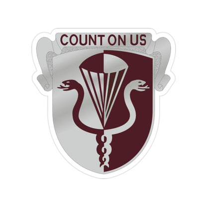 11 Medical Battalion (U.S. Army) Transparent STICKER Die-Cut Vinyl Decal-2 Inch-The Sticker Space