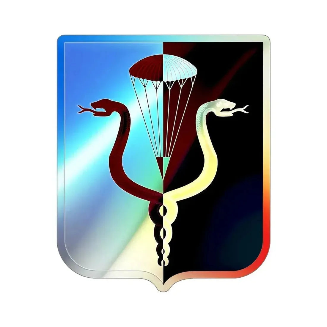 11 Medical Battalion v2 (U.S. Army) Holographic STICKER Die-Cut Vinyl Decal - The Sticker Space