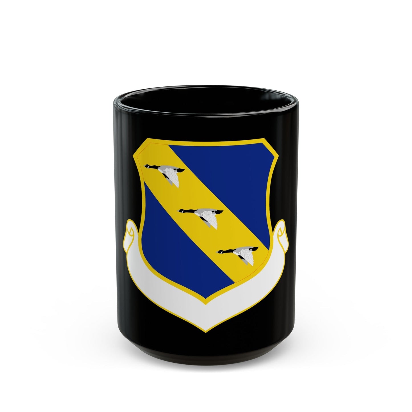 11 Mission Support Group USAF (U.S. Air Force) Black Coffee Mug-15oz-The Sticker Space