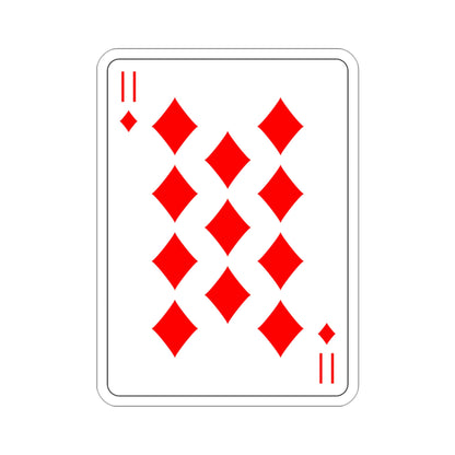 11 of Diamonds Playing Card STICKER Vinyl Die-Cut Decal-3 Inch-The Sticker Space